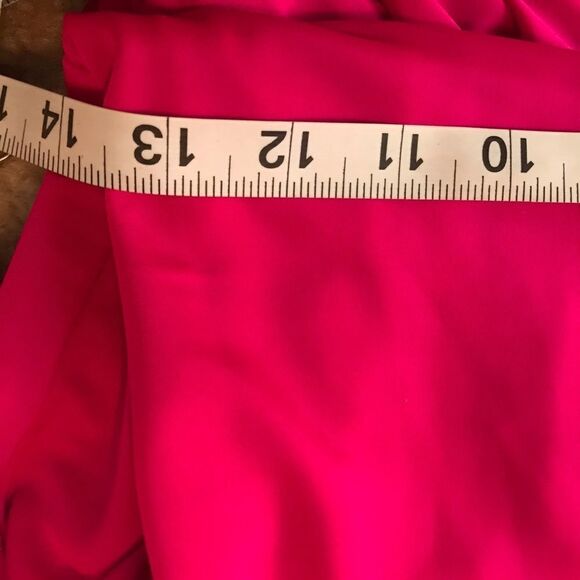 Vintage cascadei‎ hot pink drape midi dress - Picture 11 of 11